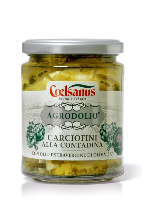 Carciofini alla contadina con olio extravergine d'oliva (3%)