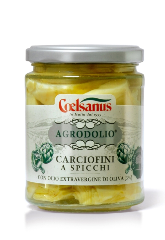 Carciofini a spicchi con olio extravergine d'oliva (3%)