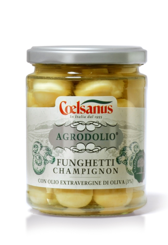 Funghetti champignon con olio extravergine d'oliva (3%)