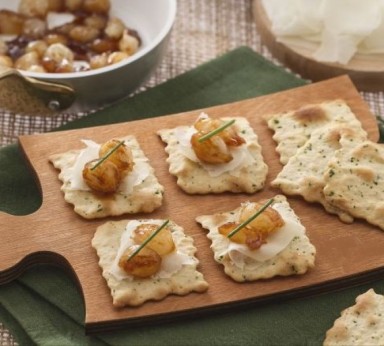 Pâte feuilletée aux petits oignons caramélisés