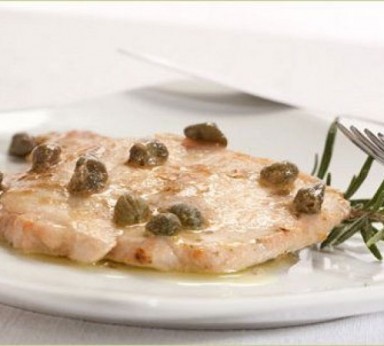 Escalopes with capers 