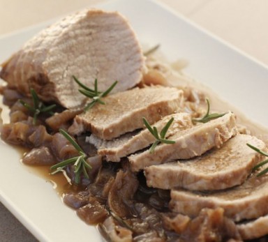 Veal roast with Borettane onions 